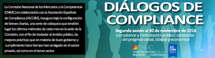 Di&aacute;logos de Compliance: Compliance y Contrataci&oacute;n p&uacute;blica: catalizador del progreso social, laboral y econ&oacute;mico