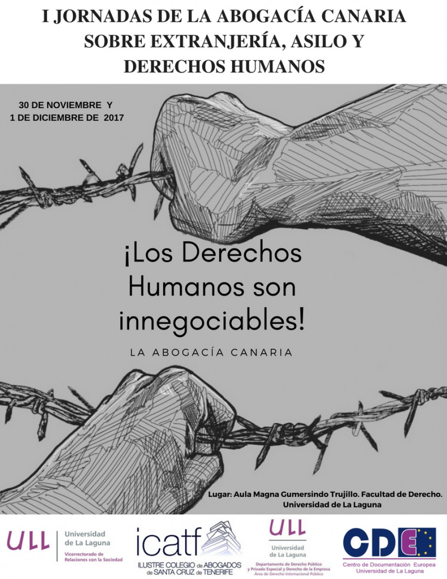 I Jornadas de la abogac&iacute;a canaria en materia de extranjer&iacute;a, asilo y derechos humanos
