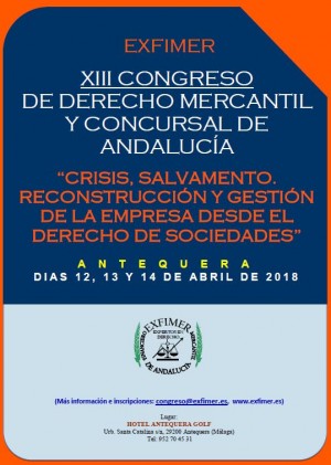 XIII Congreso de Derecho Mercantil y Concursal de Andaluc&iacute;a