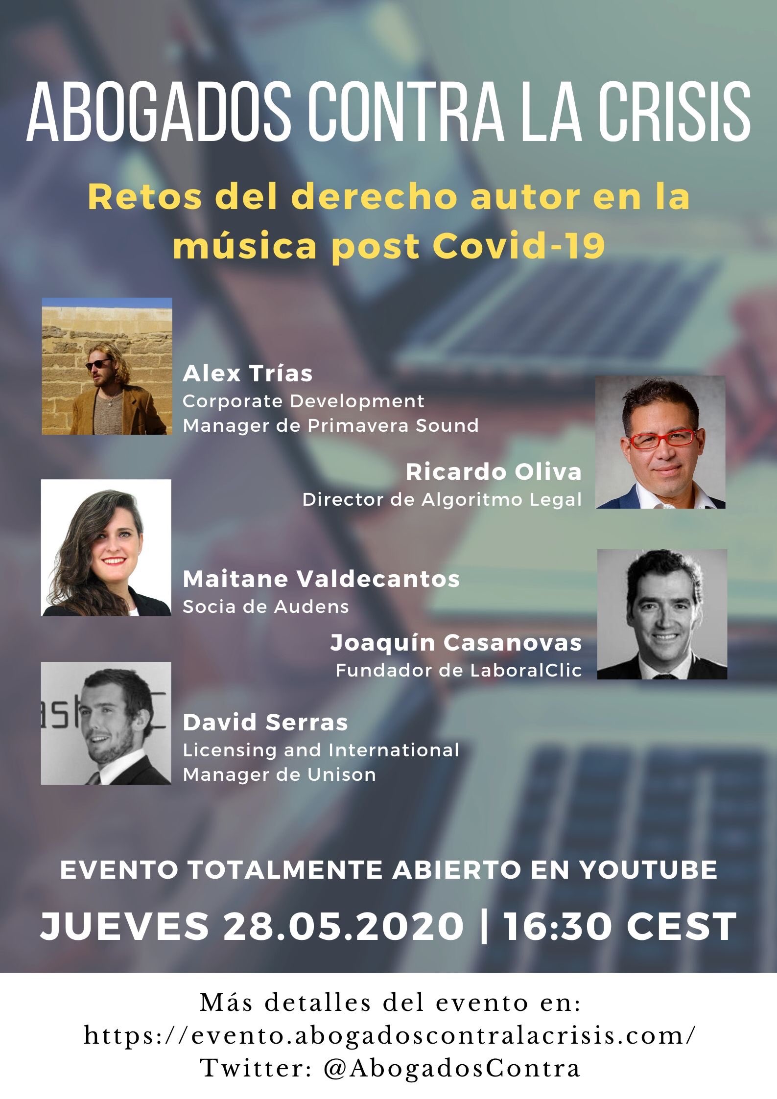 Abogados contra la Crisis: Retos del derecho de autor en la m&uacute;sica post Covid-19