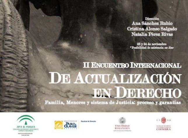 II Encuentro Internacional de actualizaci&oacute;n en Derecho: Familia, menores y sistema de justicia
