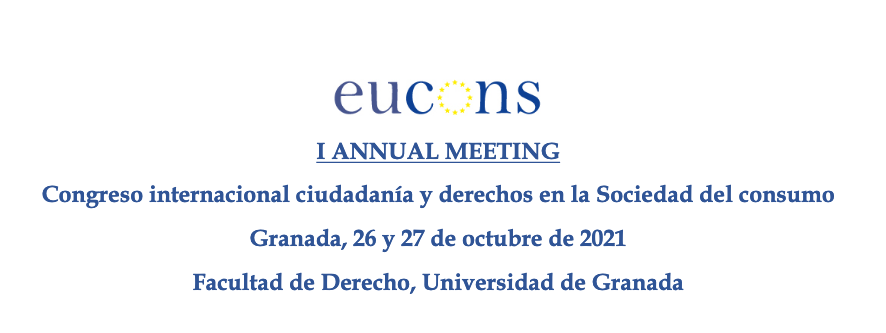 Congreso internacional ciudadan&iacute;a y derechos en la Sociedad del consumo 