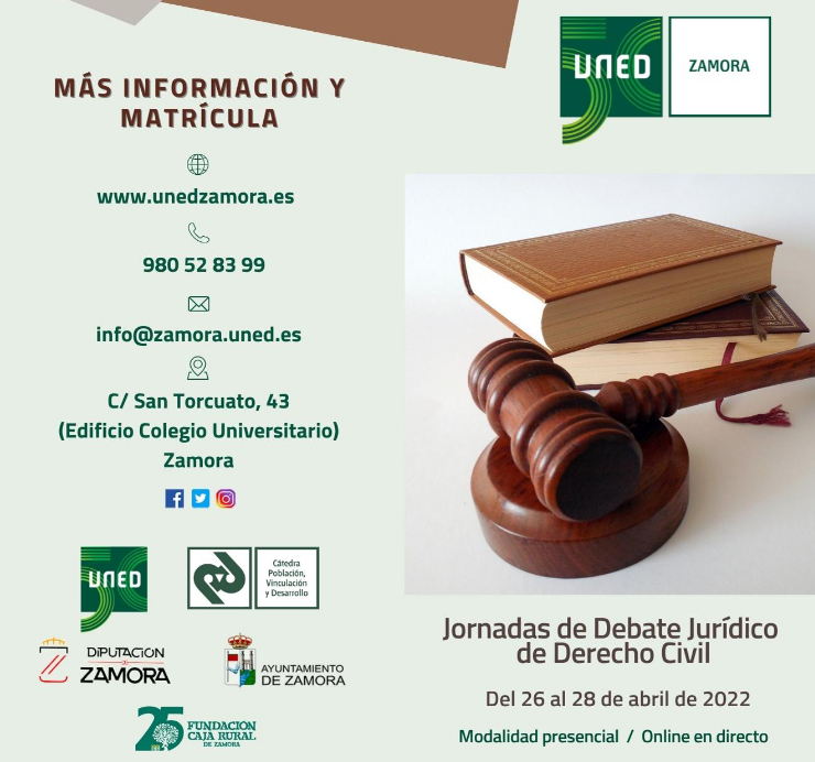Jornadas de debate jur&iacute;dico de derecho civil